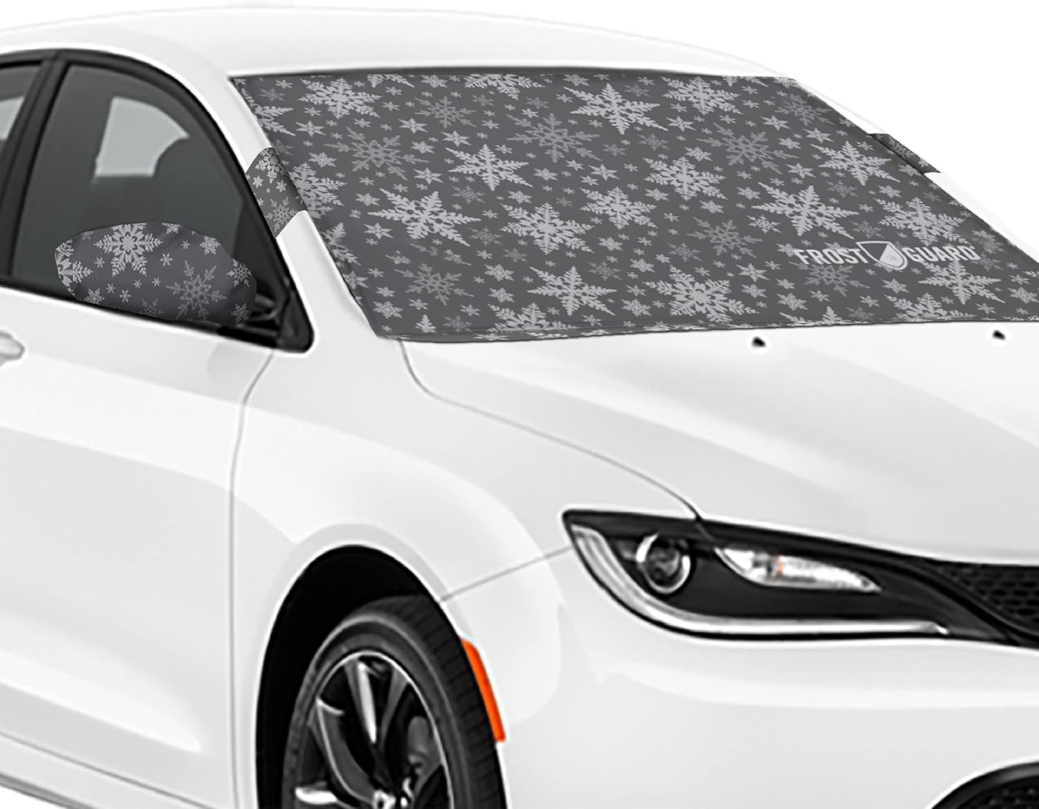 FrostGuard Plus Winter Windshield Cover - Snowflake, Standard FrostGuard Plus Winter Windshield Cover - Snowflake, Standard