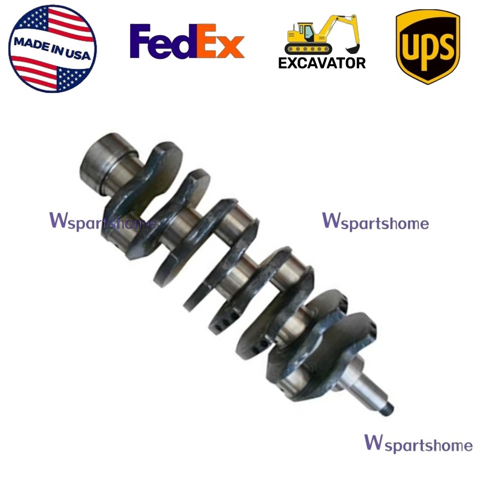 8-97112-981-2 Crankshaft for Isuzu 4BG1  4BG1T 4BG1TAB 4BG1TPG Engine Excavator