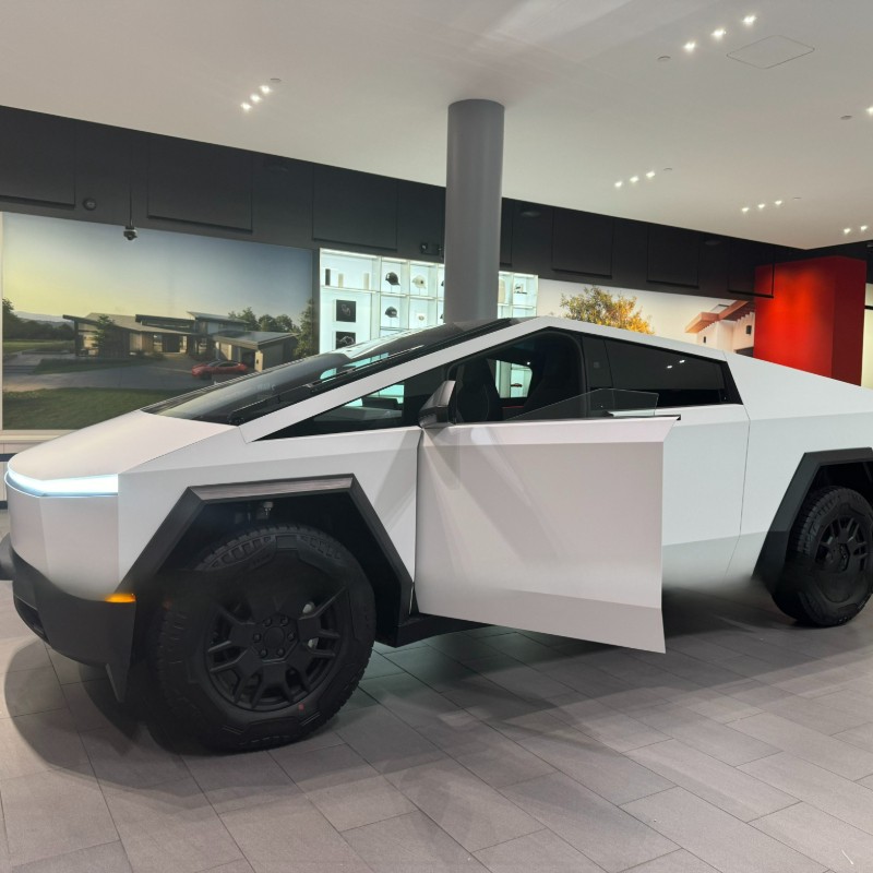 Cybertruck PreCut Paint Protection Film PET Vinyl Wrap Satin Ceramic White PPF