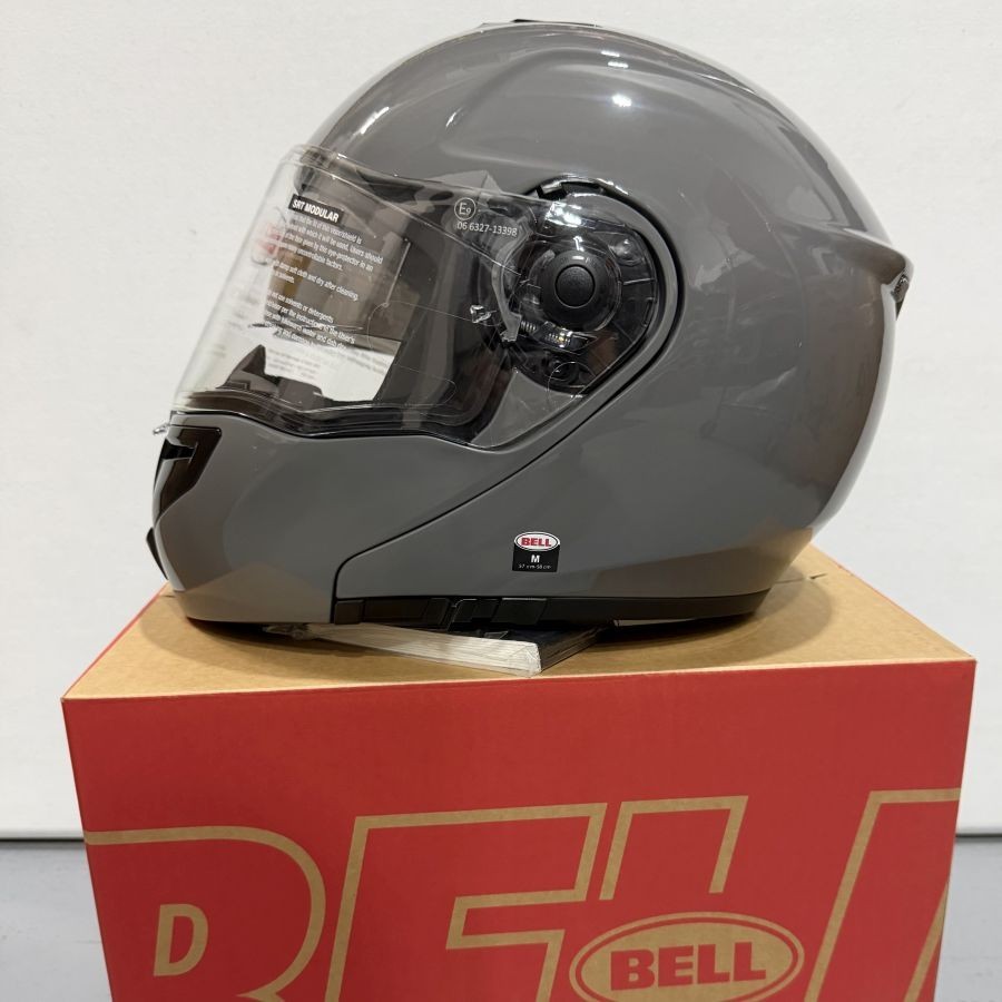 Bell SRT Adult Modular Motorcycle Helmet Loss Nardo Gray - Medium