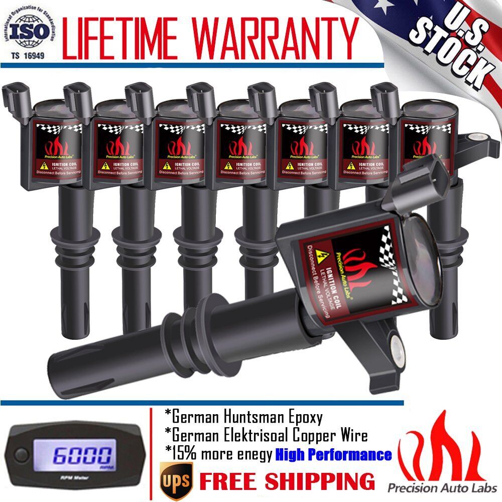 DG511 IGNITION COIL 8PACK FOR FORD F150 EXPEDITION 2004 2005 2006 2007 2008 5.4L