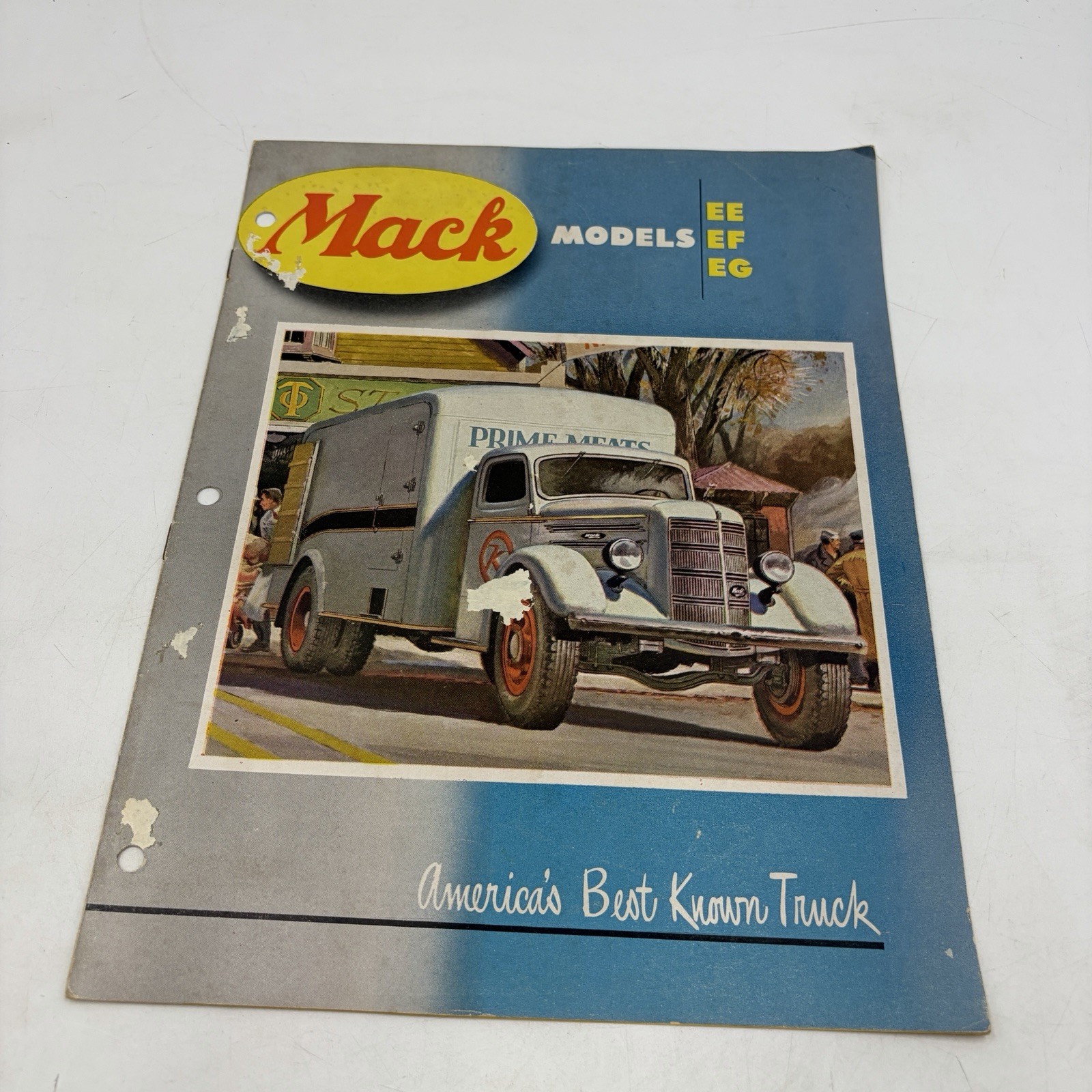 Vintage 1948 Mack Trucks EE EF EG Heavy Duty Truck Sales Brochure Catalog