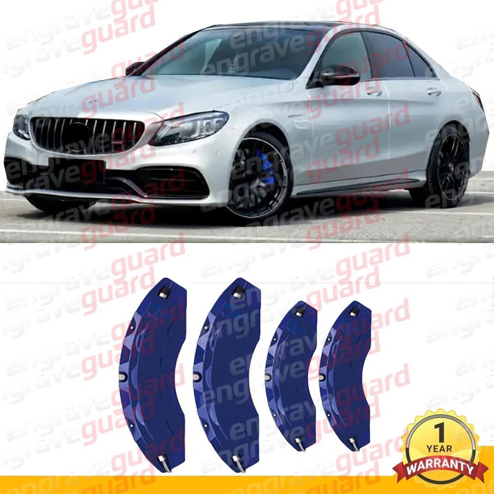 4pcs Blue Car Aluminum Brake Caliper Cover for MERCEDES BENZ C Class