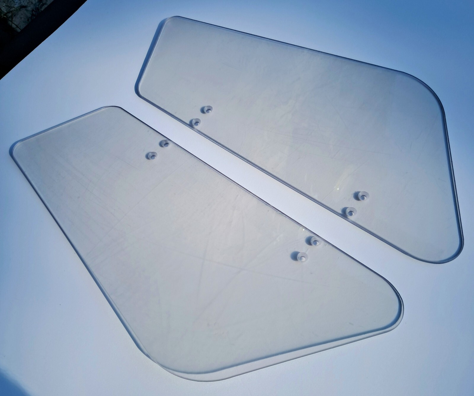 TRIUMPH TR2, TR3, TR3A, TR3B 1953-1962 NEW REPLACEMENT WINDWING SET *CLEAR* TRIUMPH TR2, TR3, TR3A, TR3B 1953-1962 NEW REPLACEMENT WINDWING SET *CLEAR*