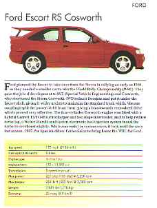 Ford Escort RS Cosworth Article - Must See 