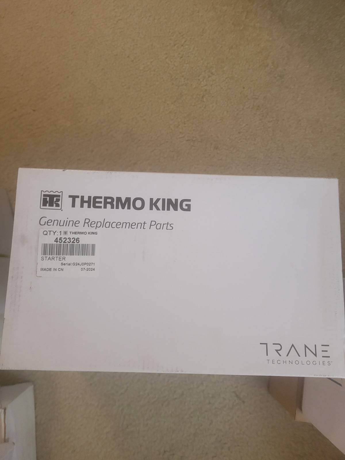 NEW Thermo King APU Tripac Evolution Starter 45-2326 Genuine OEM Refrigeration NEW Thermo King APU Tripac Evolution Starter 45-2326 Genuine OEM Refrigeration
