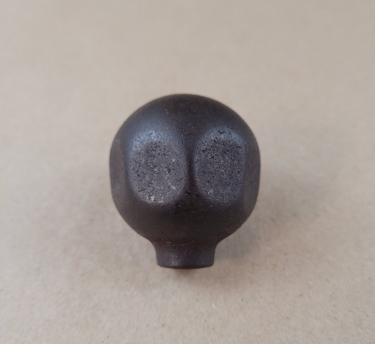 Vintage Gear Shift Knob Cast Iron Shifter Threaded Ball Rat Rod Hot Rod