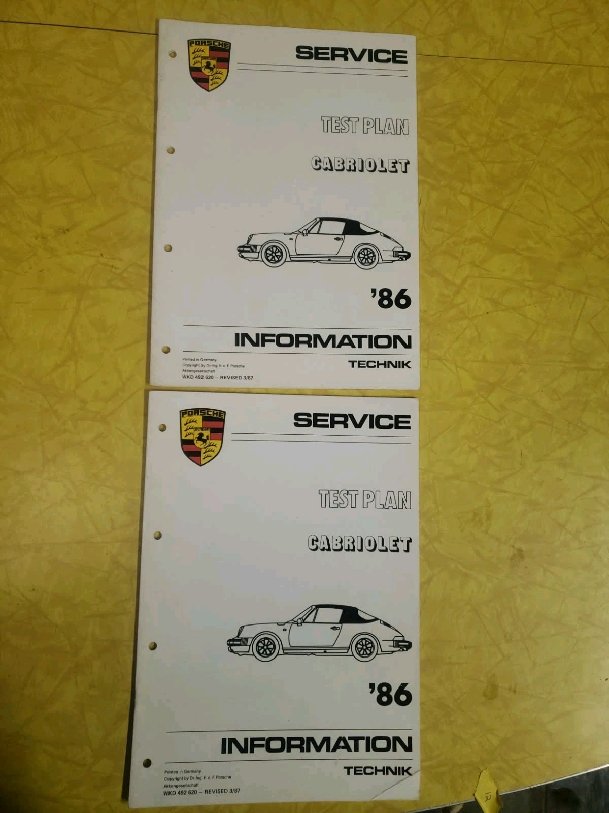 1986 porsche 911 cabriolet test plan shop service manual (1)