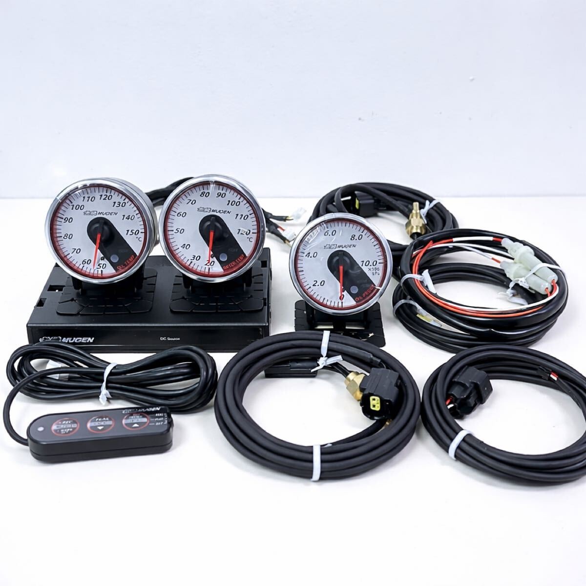 MUGEN Assist Meters Water Temp Oil Temp Oil Press Set Honda S2000 AP1