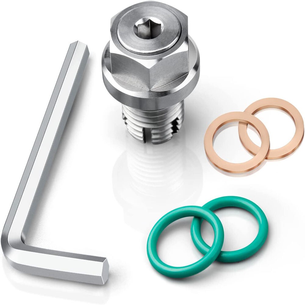 Oil Drain Plug Self-tapping Piggyback Stainless Steel Repair Kit M16.1-1.5x15mm Oil Drain Plug Self-tapping Piggyback Stainless Steel Repair Kit M16.1-1.5x15mm