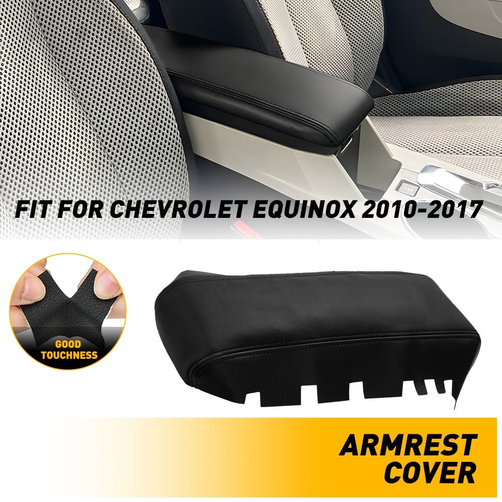 1X Replacement Console Lid Armrest Skin For Chevrolet Equinox 2010-2017 Leather