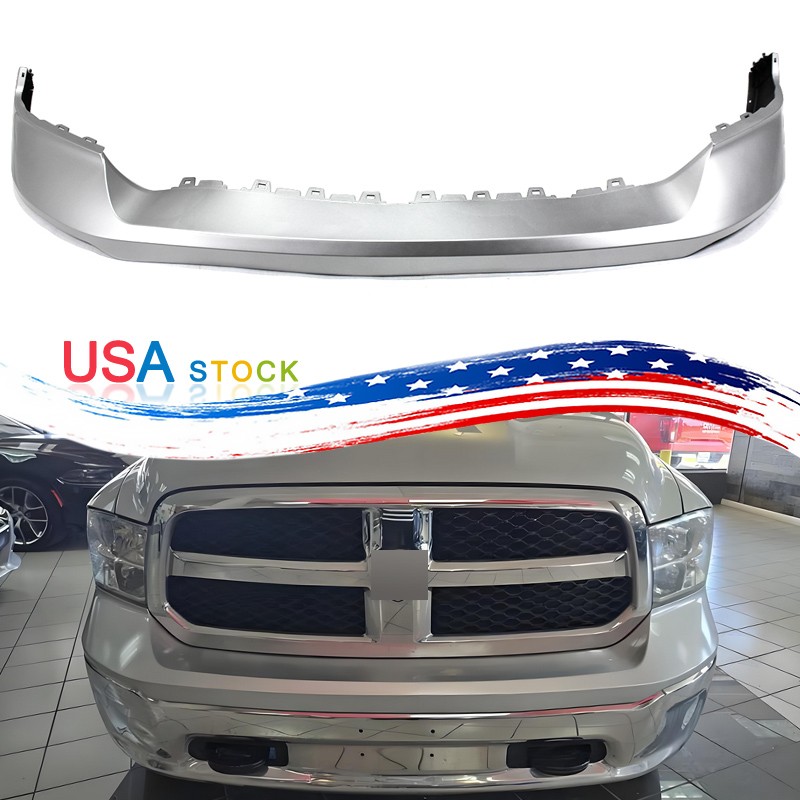 Fit 2013-2018 RAM 1500/Classic Unfolded Front Upper Bumper Painted Bright Silver Fit 2013-2018 RAM 1500/Classic Unfolded Front Upper Bumper Painted Bright Silver