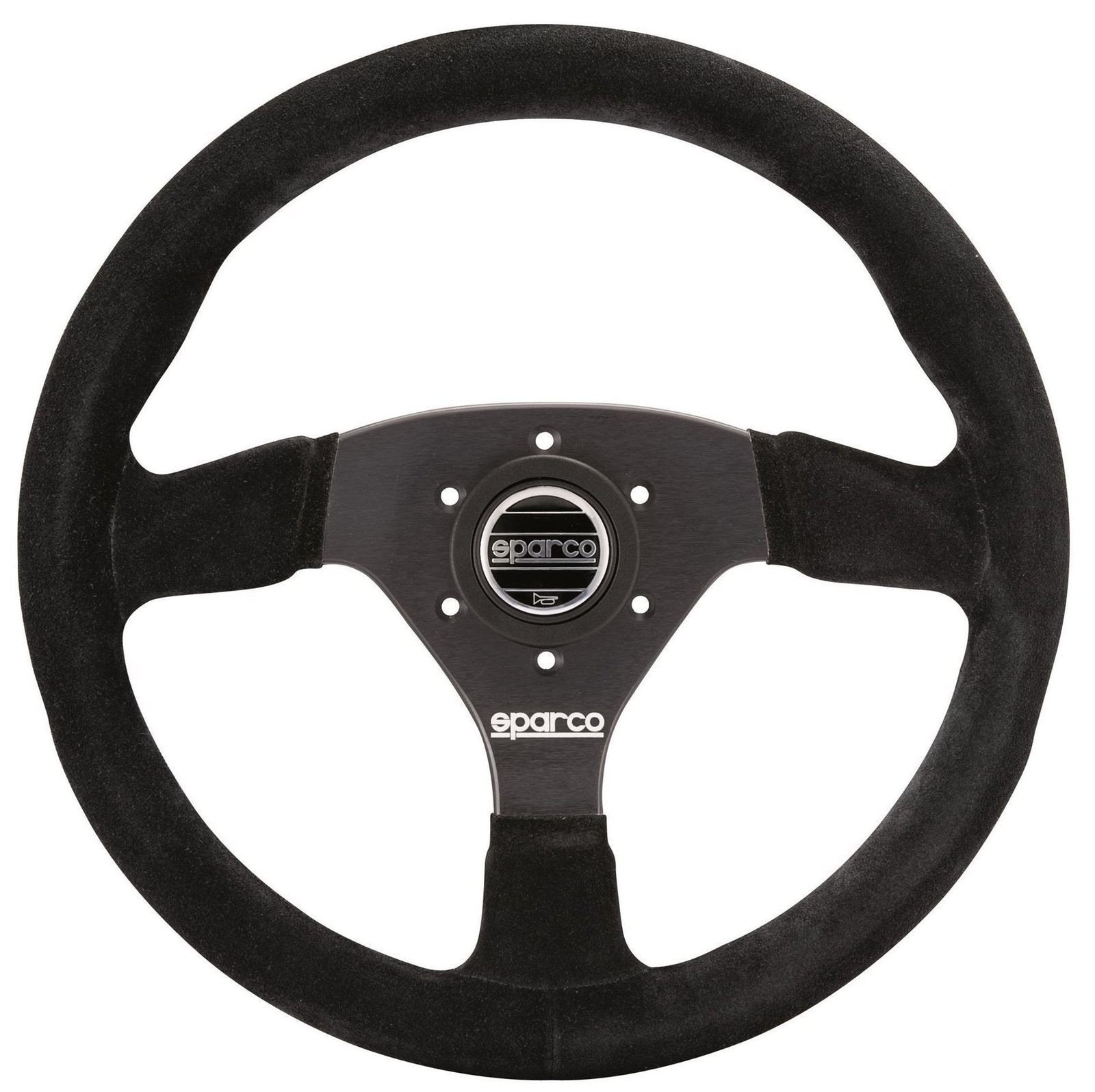 Sparco 015R383PSN R383 330 mm Suede Racing Steering Wheel Universal