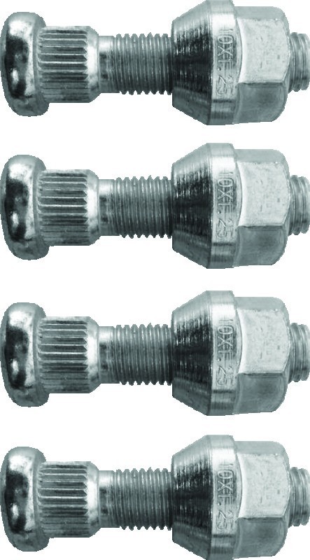 Quad Boss Wheel Spacer Stud Kit M10 x 1.25mm x 45mm / Knurl 10.24mm 563520