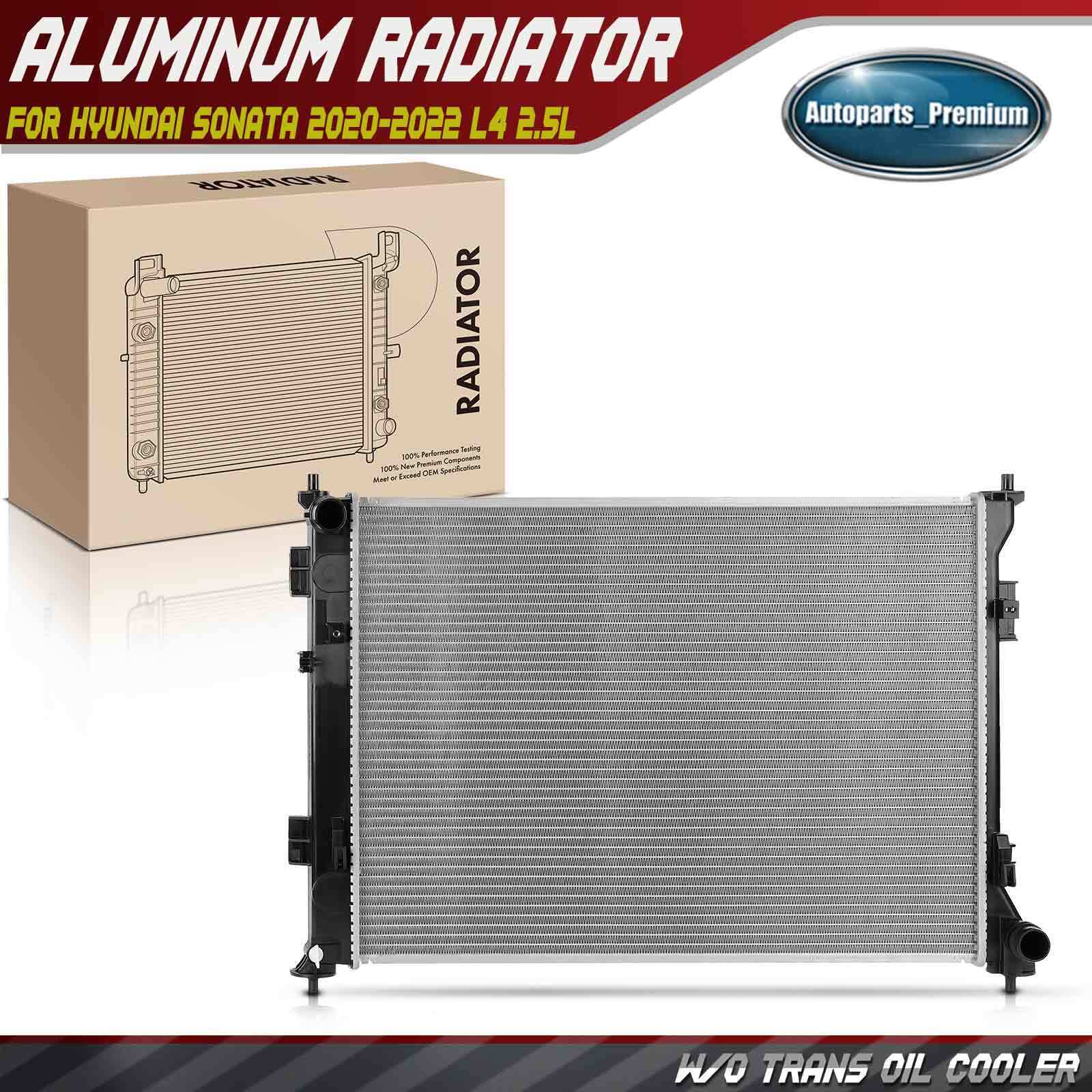 Radiator without Oil Cooler for Hyundai Sonata 2020-2022 SE SEL 2.5L 25310L0600
