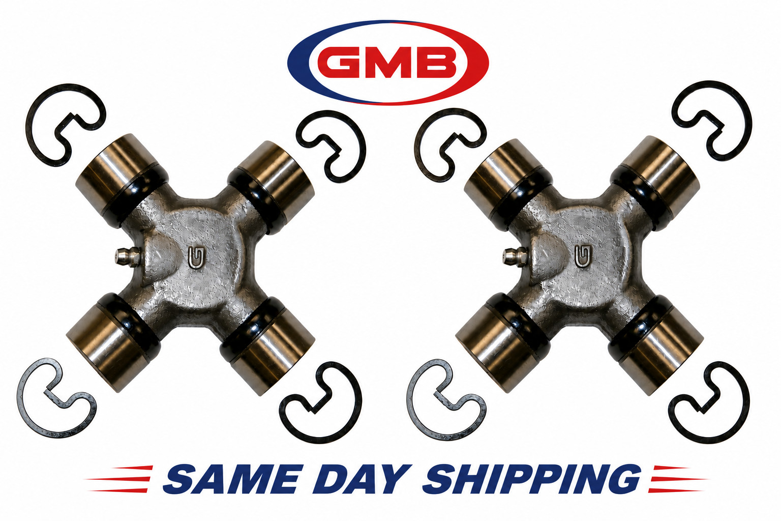 GMB 2100160 (5-160X) 2 Pc Universal Joint Kit E/F250/350/450/550 Super Duty GMB 2100160 (5-160X) 2 Pc Universal Joint Kit E/F250/350/450/550 Super Duty