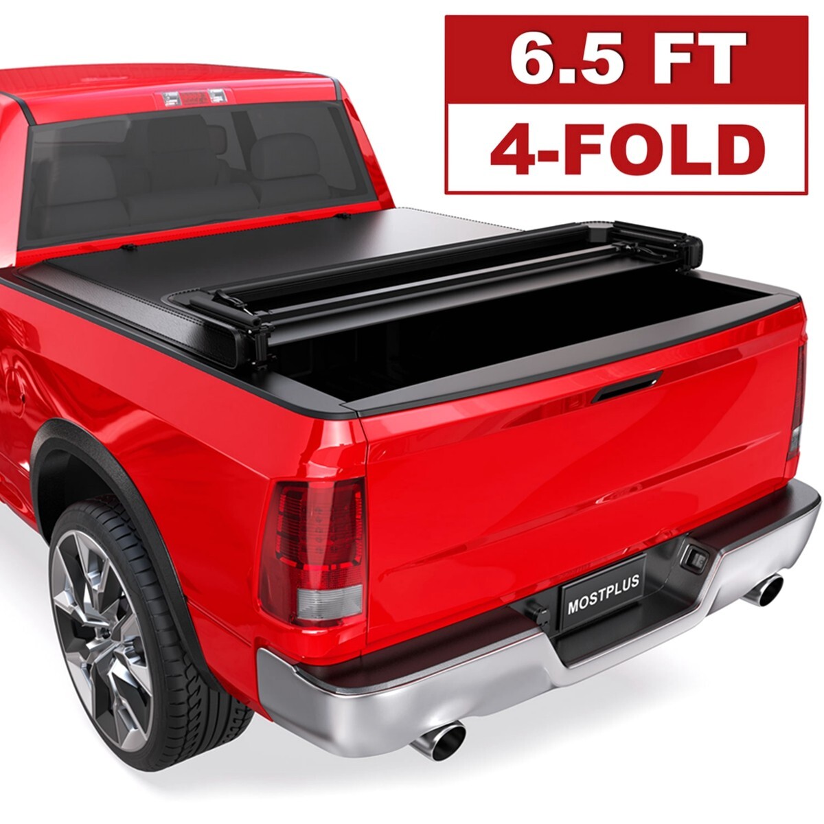 6.4FT/6.5FT 4 Fold Soft Bed Tonneau Cover For 02-26 Ram 1500 03-26 Ram 2500/3500 6.4FT/6.5FT 4 Fold Soft Bed Tonneau Cover For 02-26 Ram 1500 03-26 Ram 2500/3500