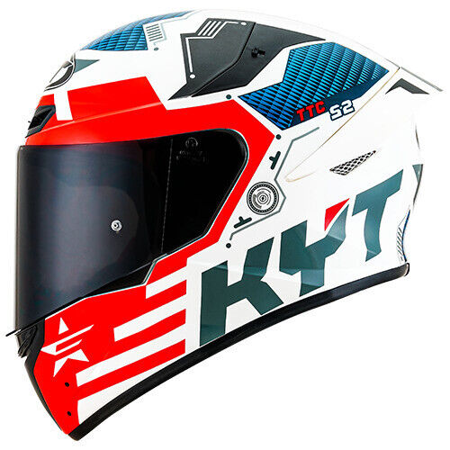 KYT TT Course Fuselage Red Helmet