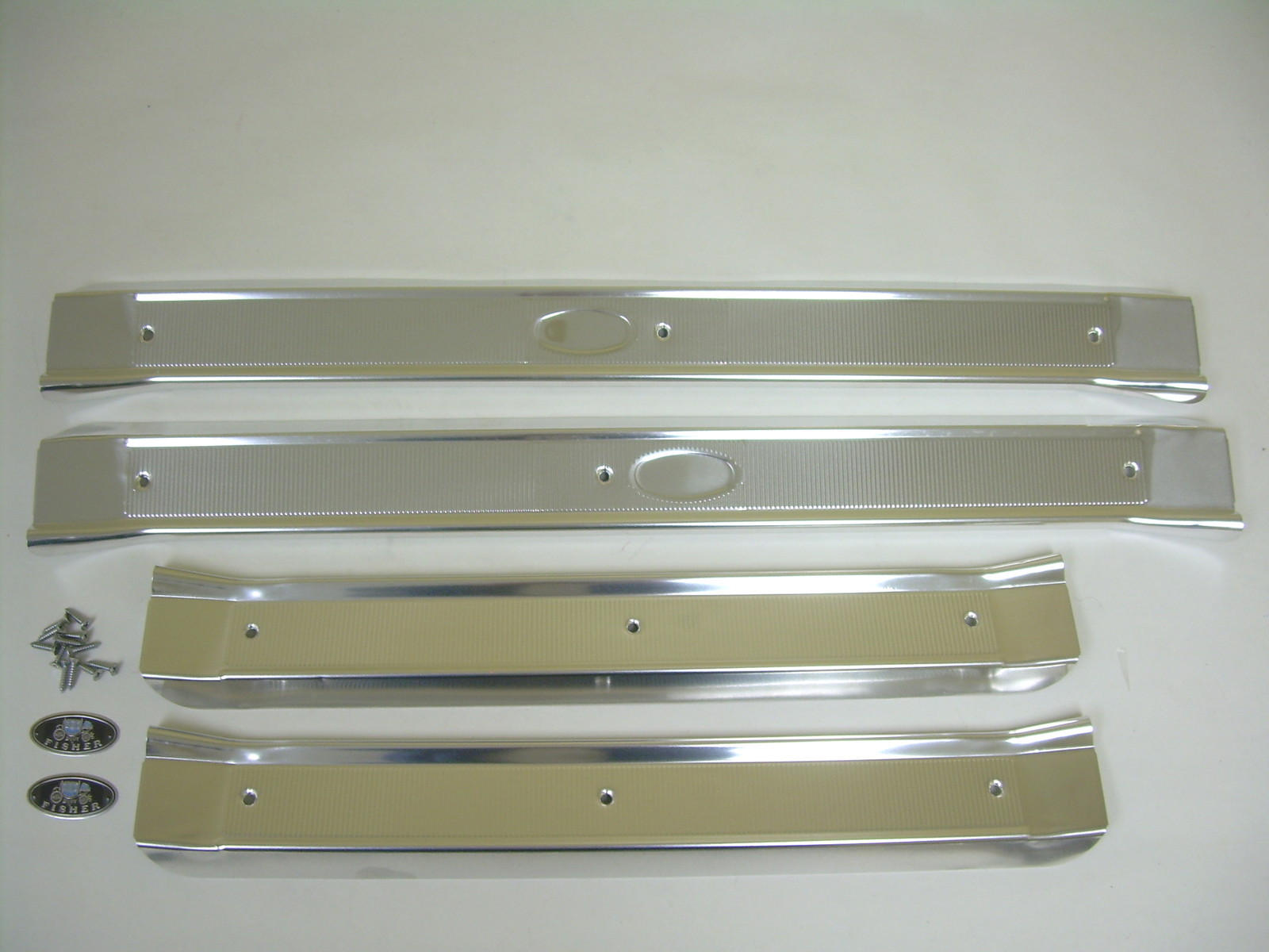 1965-1970 Chevy Impala Belair Biscayne Door Sill Plates 4 Door Hardtop Sedan