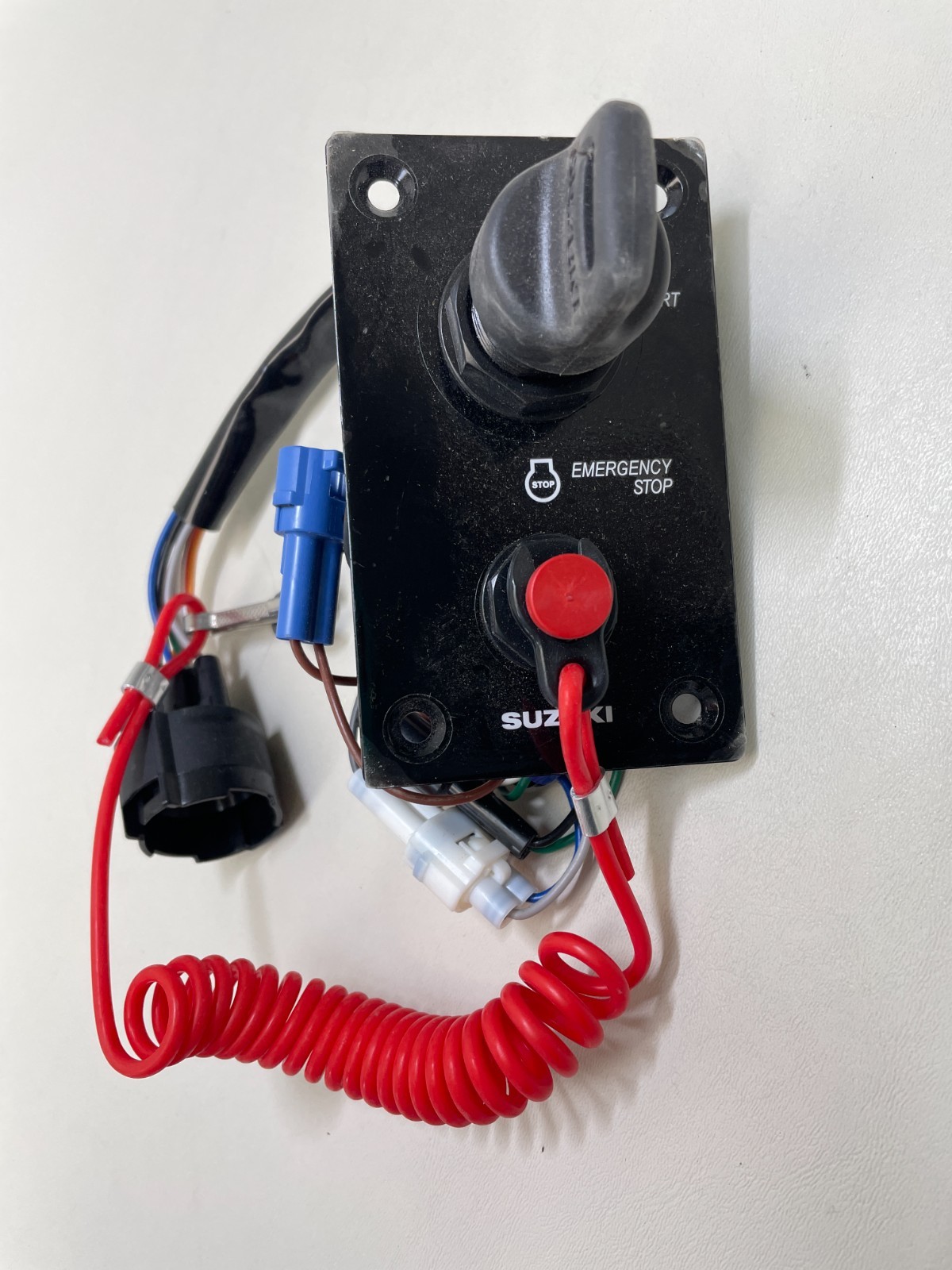 SUZUKI 37100-96J27 OUTBOARD SINGLE IGNITION KEY SWITCH PANEL 3 POSITION BOAT