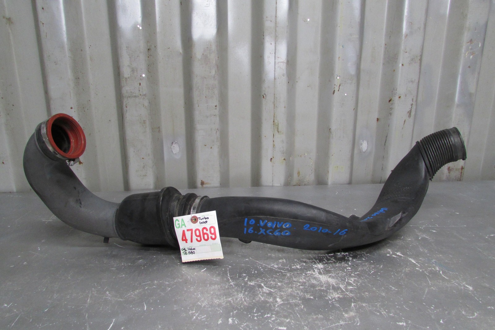 2008-2015 Volvo S80 Turbo Inlet Hose 31338460 47969