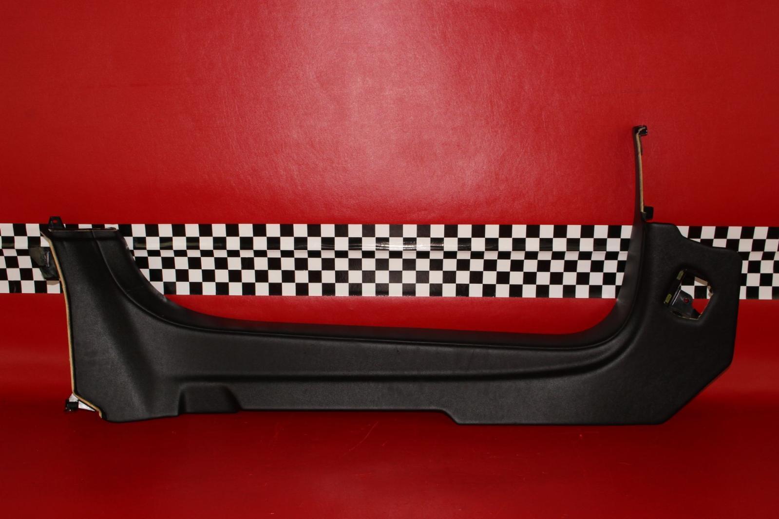 2015 LAMBORGHINI HURACAN Leather Left Side Driver Door Sill Trim Panel Black OEM