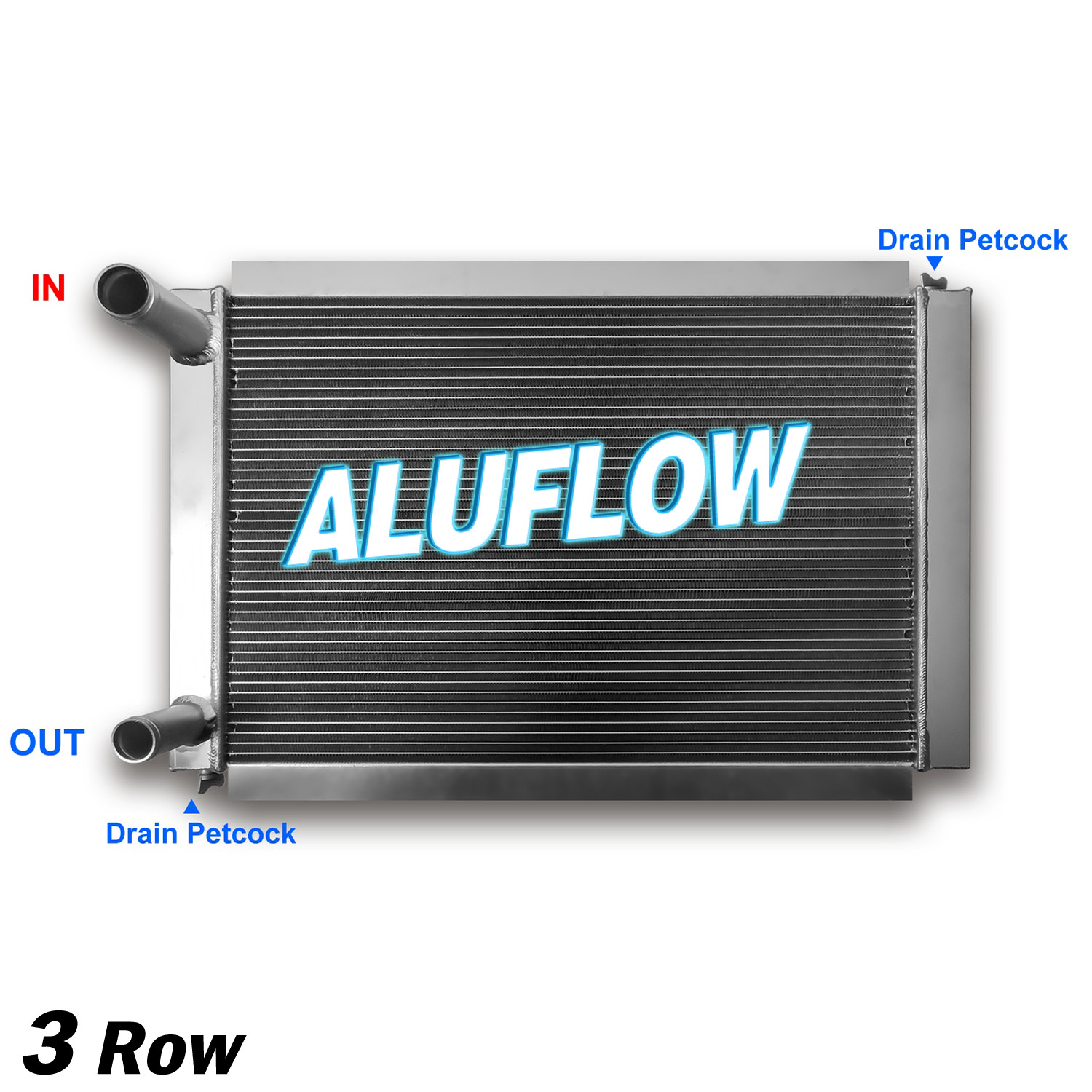 209000 Airboat Performance Aluminum Radiator - 31 x 21\
