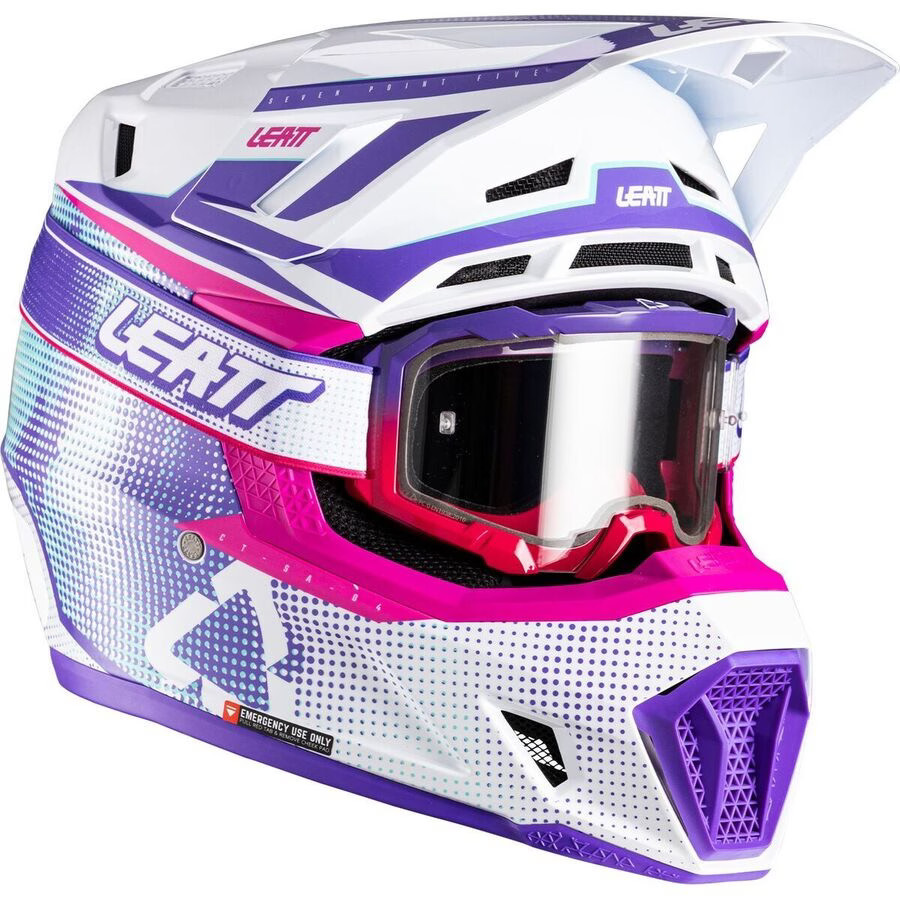 Leatt 2026 Moto 7.5 Composite Helmet With 4.5 Velocity Goggles