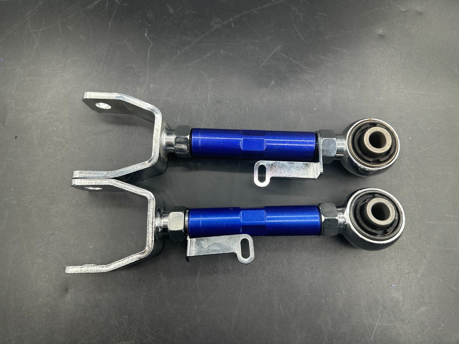 Pair of Adjustable Steel Rear Upper Camber Arms for Tesla Model 3 Y  2017-