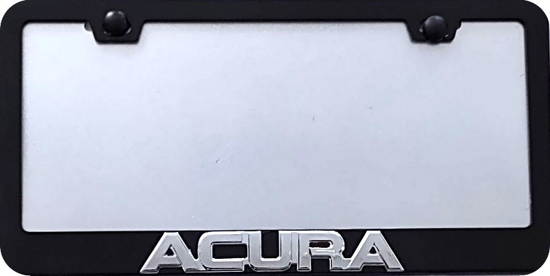 ACURA 3D  Chrome Script   Stainless Steel Frame