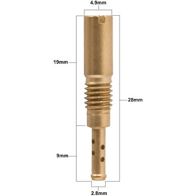 Size 35 Pilot Jet N424-74C/35 for Keihin Honda Yamaha Kawasaki Suzuki Slow Size 35 Pilot Jet N424-74C/35 for Keihin Honda Yamaha Kawasaki Suzuki Slow