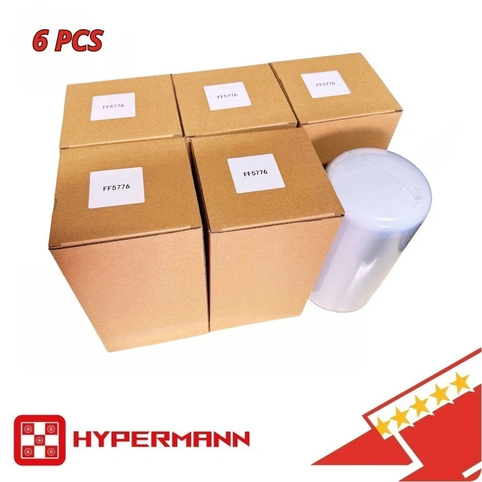 NEW HIGH QUALITY 6X FF5776 Fuel Filter for ISX Cummins 2893612 FF-5776 5776 6PCS