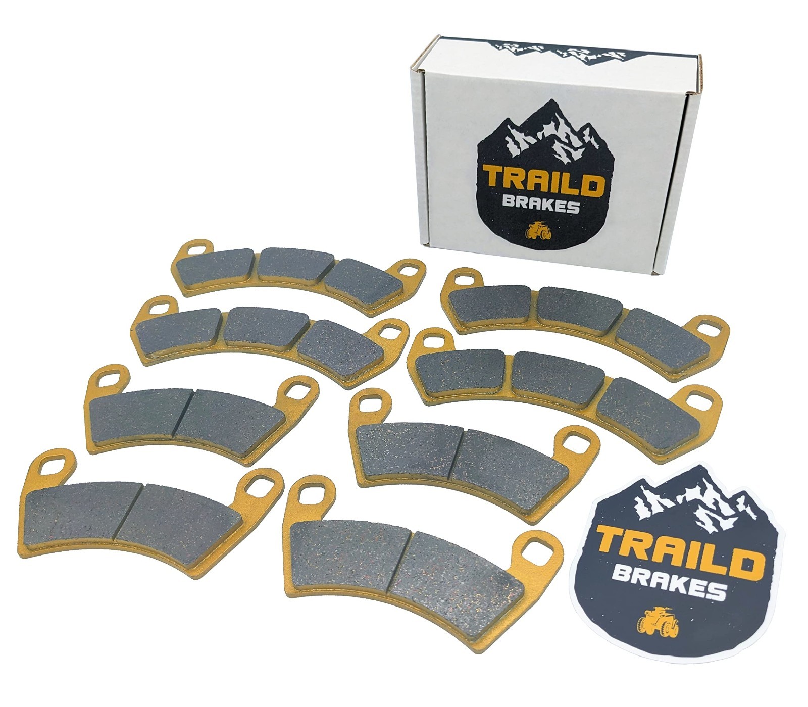 High-Performance Ceramic Brake Pads for Polaris RZR XP Turbo 2016-2026 - Front &