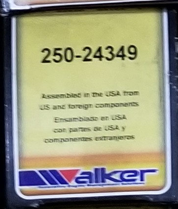 Genuine WALKER Oxygen Sensor Part# 250-24349 - New in Box