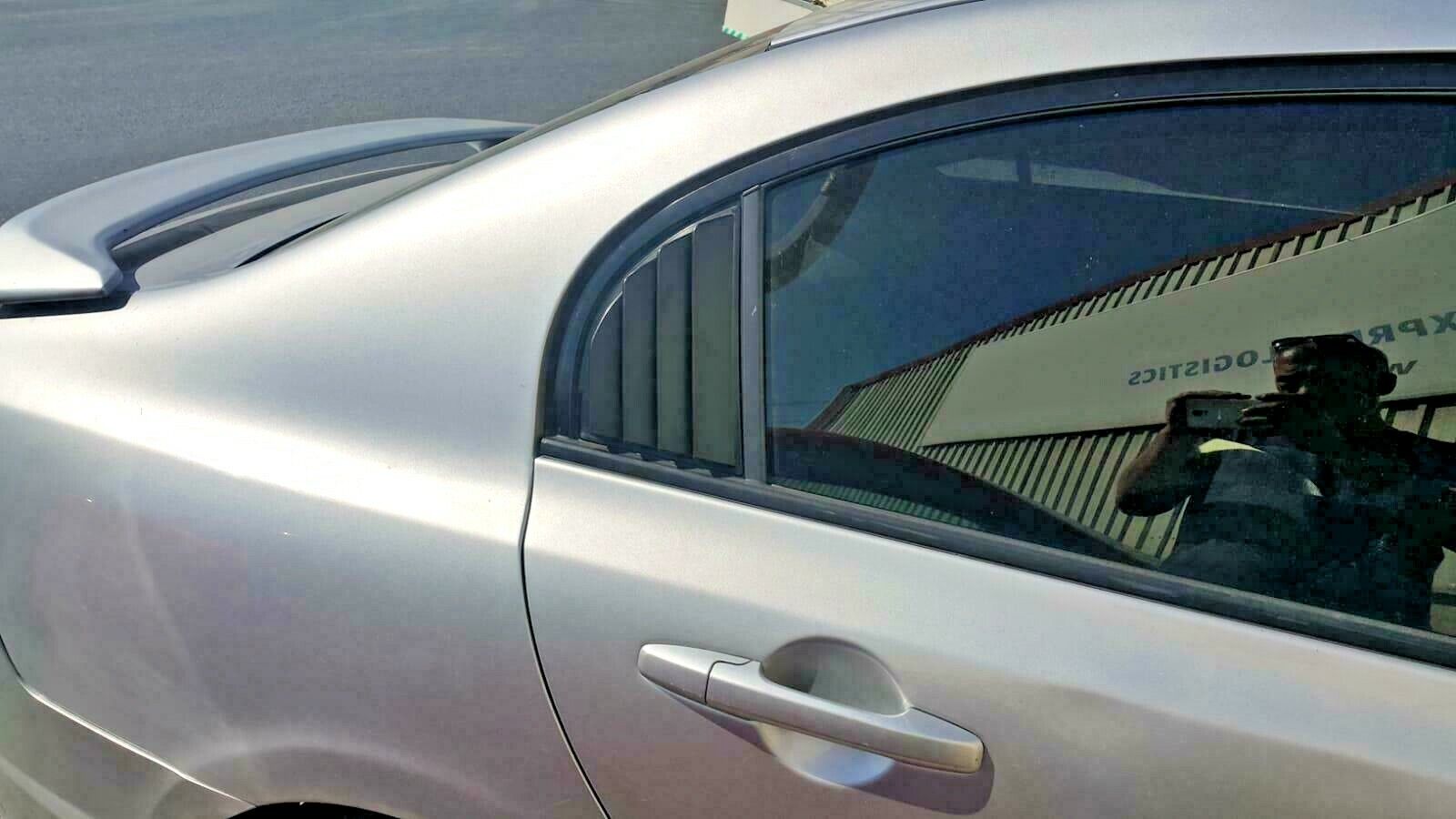 Fits For 2006-2011 Honda Civic Sedan Rear Quarter Panel Side Window Louvers Vent