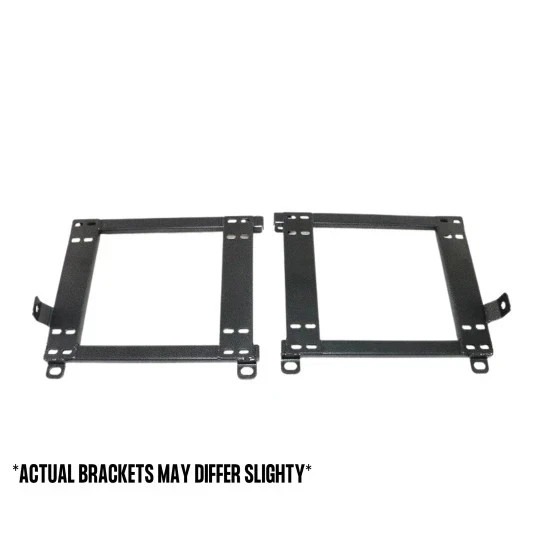 PAIR Racing Seat Mounting Brackets Rail Track Fits Universal Fitment 