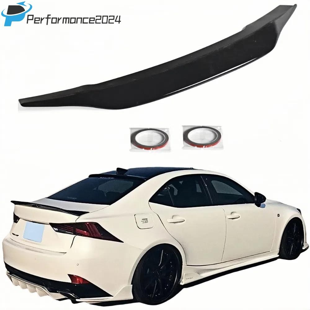 Black Duckbill Rear Trunk Wing Spoiler For 2006-2013 LEXUS IS250 IS350 R Style
