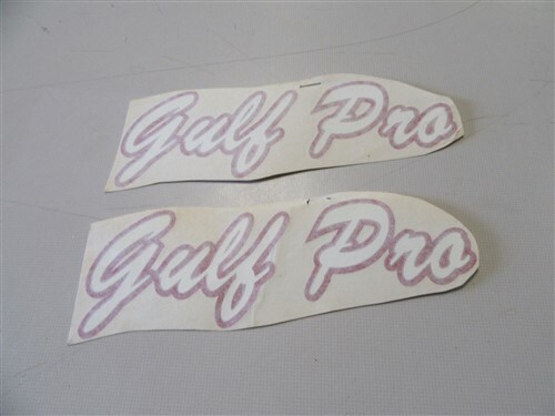 GULF PRO DECAL PAIR (2) 7 1/2