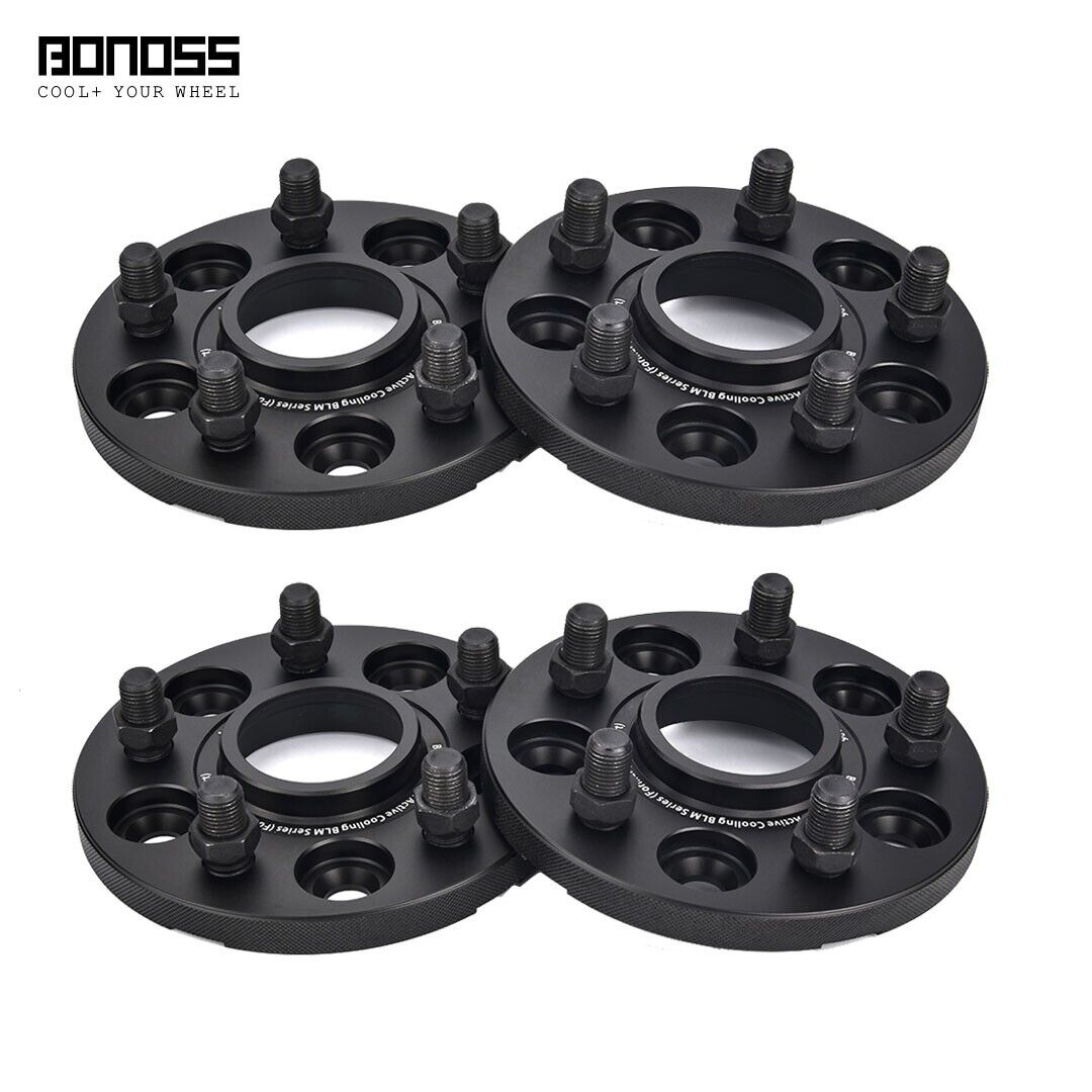 BONOSS 4Pc 15mm Forged AL6061T6 14x1.5 Wheel Spacers for Honda Civic Type R 2023