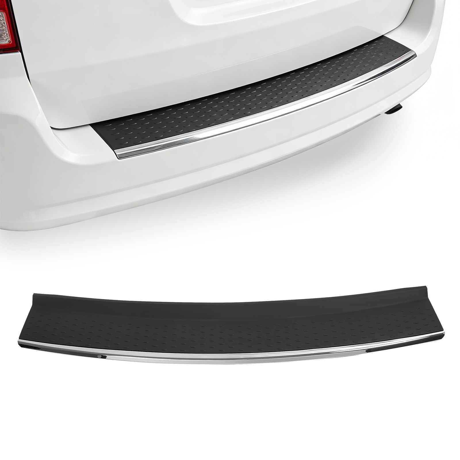 For Chrysler Town&Country 11-16 Ram C/V 12-15 Rear Bumper Step Pad Molding Trim