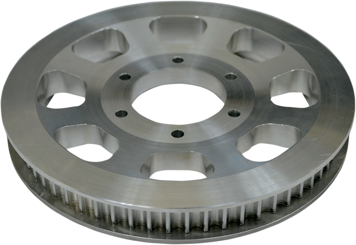 Baron Custom Accessories 62 Tooth Rear Power Pulley Raw Billet Aluminum
