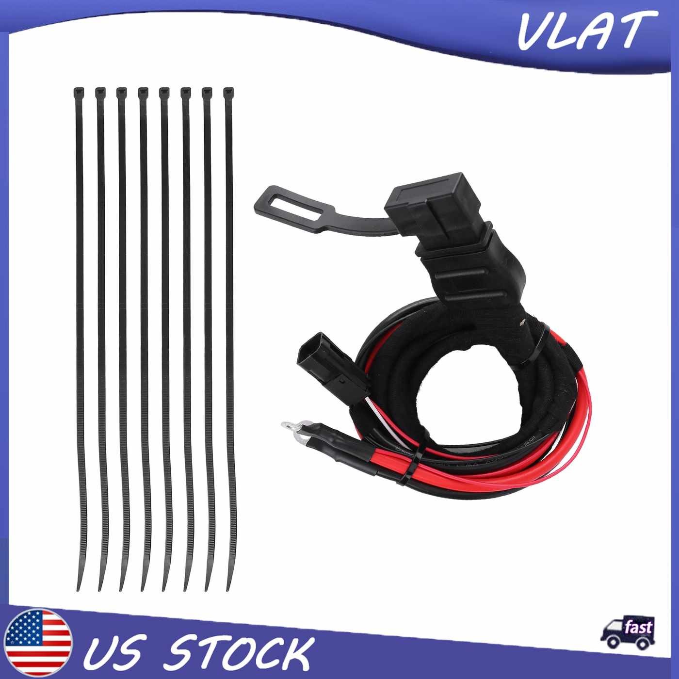 New 4 Pin Truck Side Battery Cable For Fisher V-Blade, Straight Blade US Stock