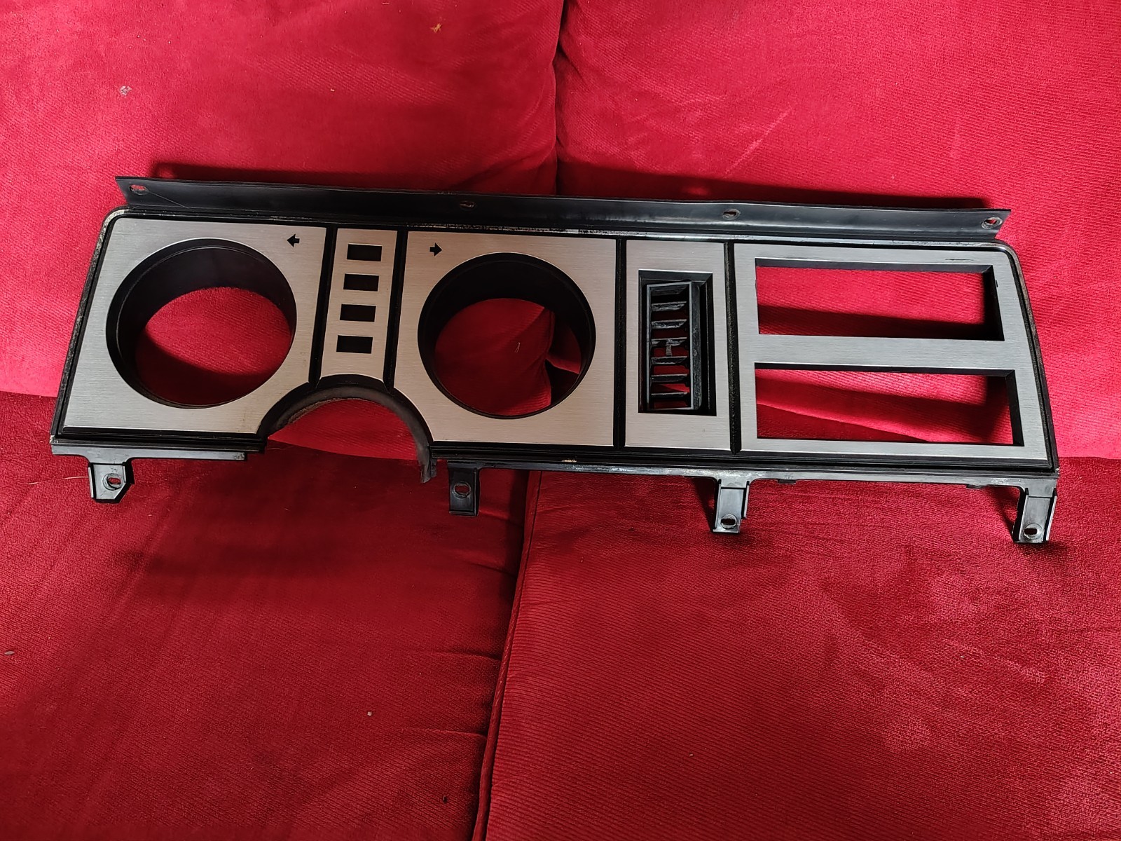 Bronco 1980s Ford Bronco II Ranger Black Dashboard Cluster Trim Bezel OEM 
