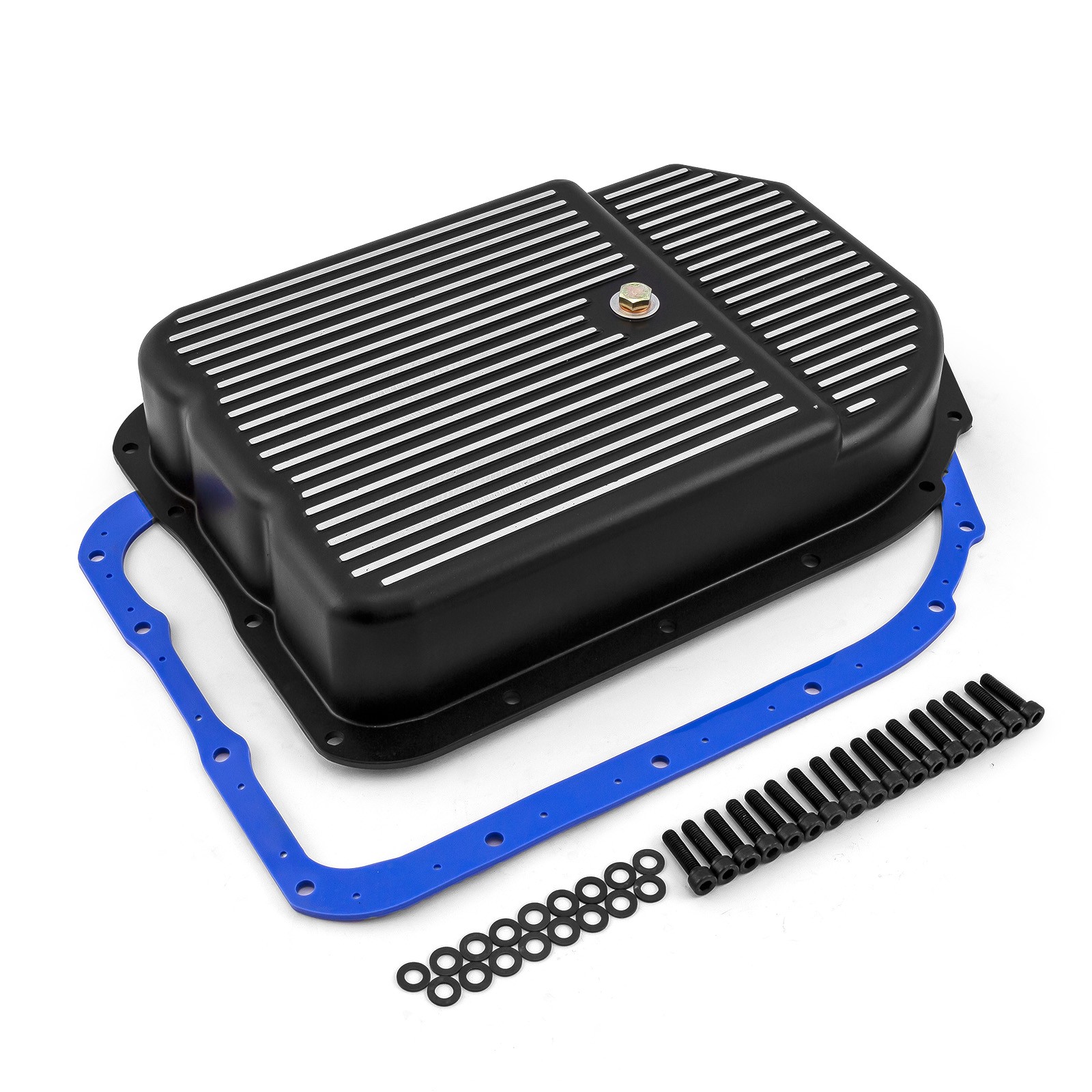 Speedmaster® GM 4L80E Aluminum Transmission Pan with Silicon Gasket Speedmaster® GM 4L80E Aluminum Transmission Pan with Silicon Gasket