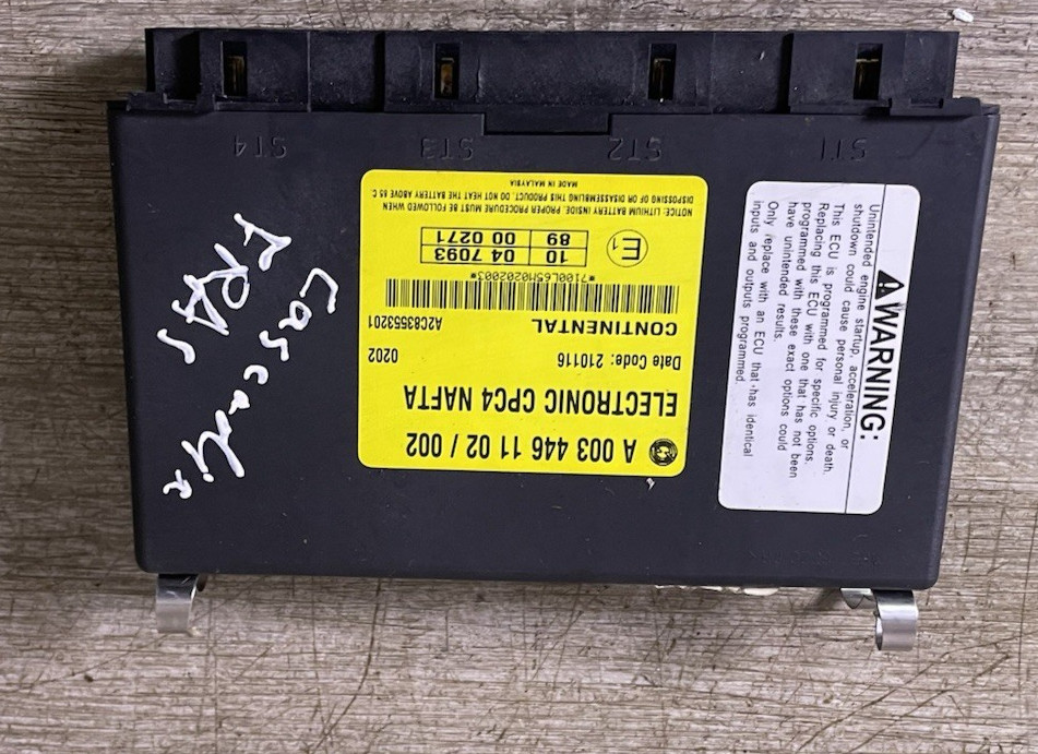 Freightliner Cascadia CPC4 NAFTA Powertrain Controller OEM A0034461102 / 002