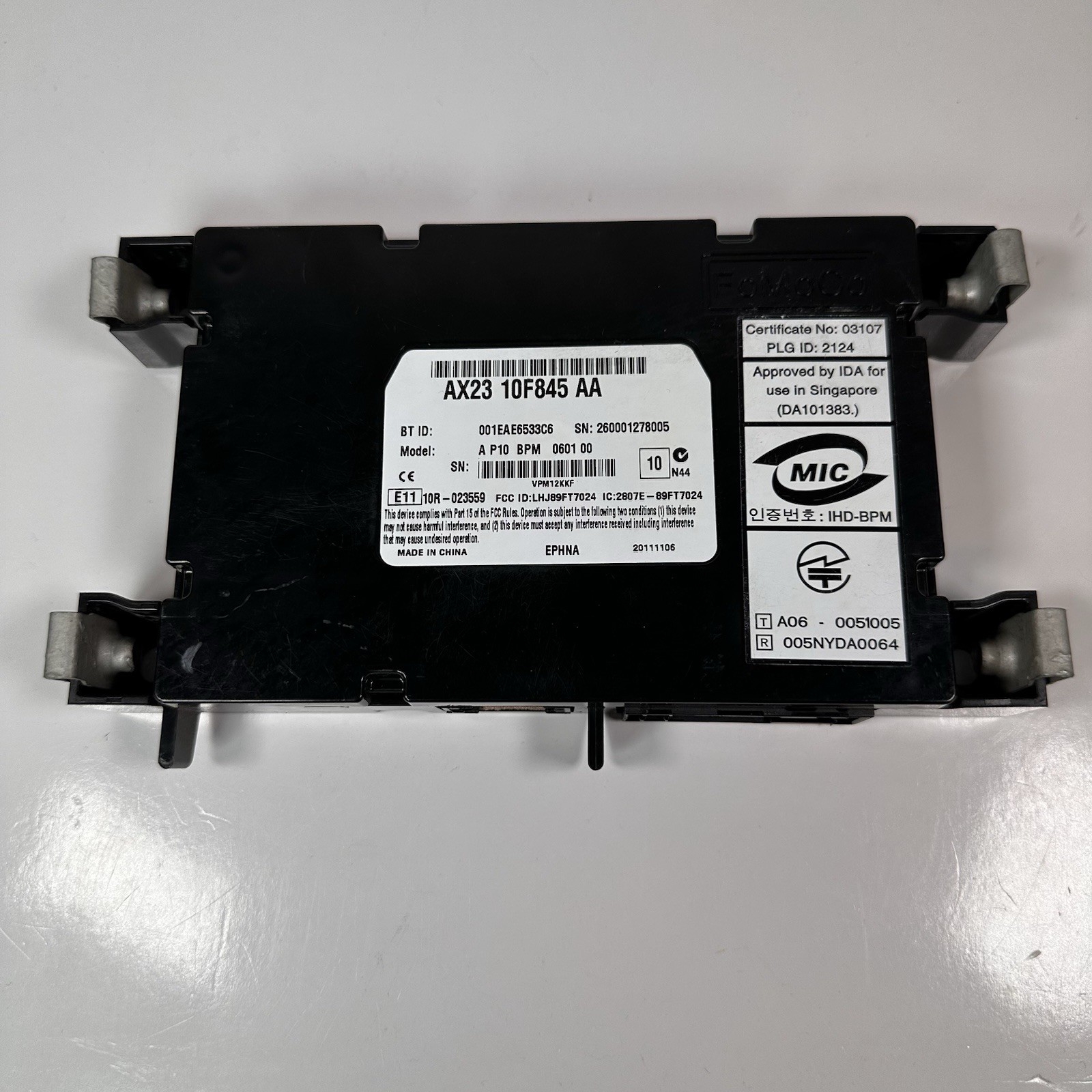 09-15 Jaguar XF X250 Land Rover LR2 Bluetooth Radio Phone Communication Control 09-15 Jaguar XF X250 Land Rover LR2 Bluetooth Radio Phone Communication Control