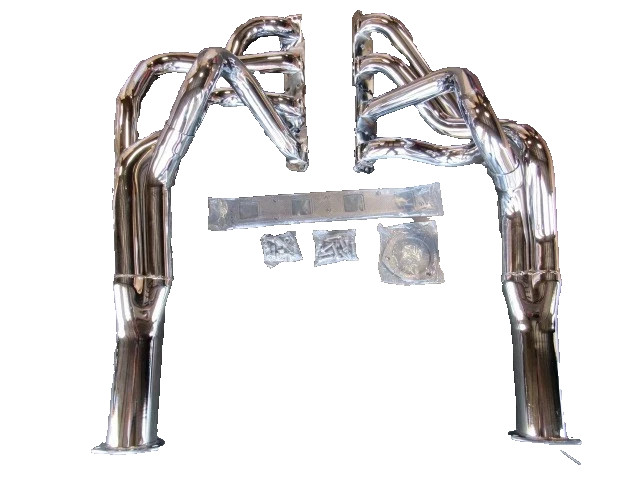 1967-71 Mopar B E Body Challenger Charger 426 Hemi Full Length Header Chrome 1967-71 Mopar B E Body Challenger Charger 426 Hemi Full Length Header Chrome