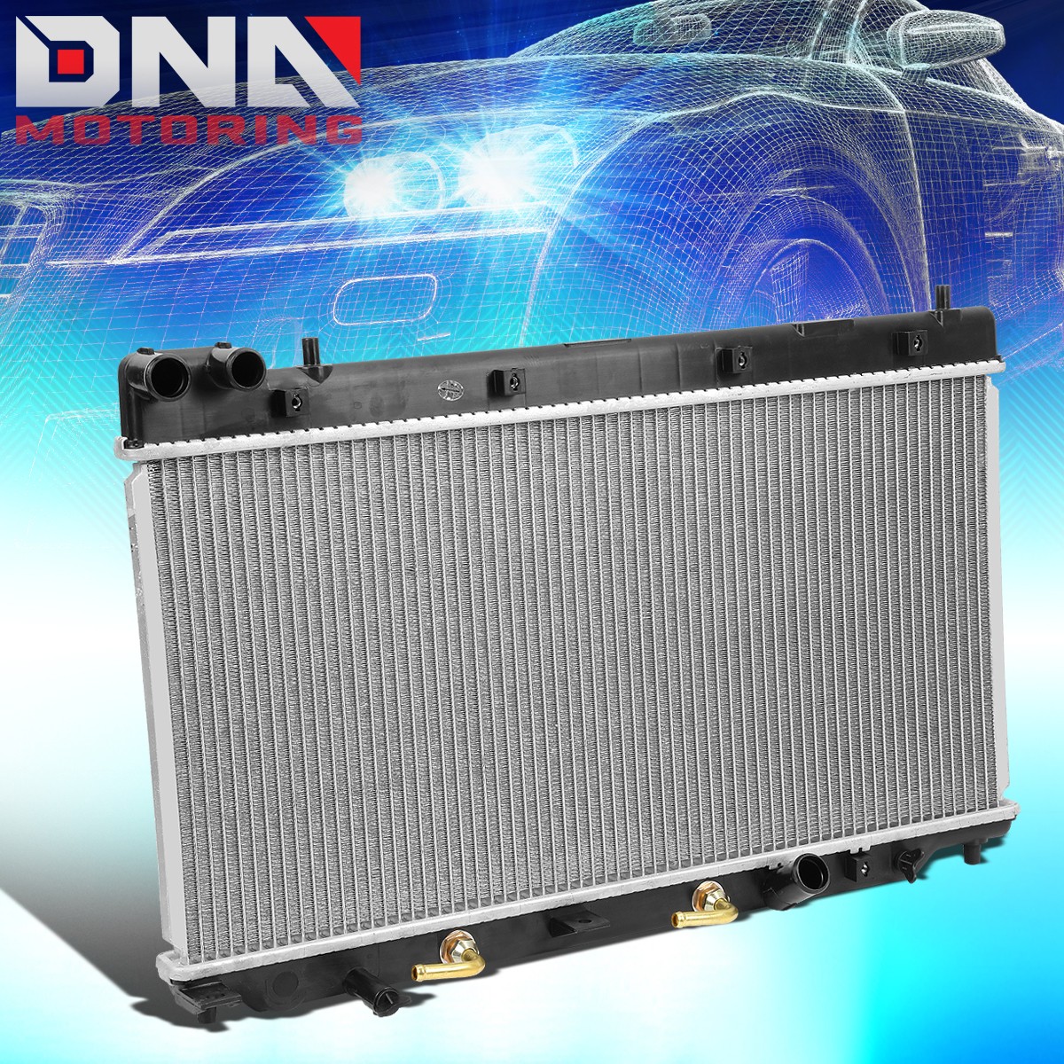 For 2007-2008 Honda Fit 1.5L AT Radiator Assembly OE Style Aluminum Core 2955