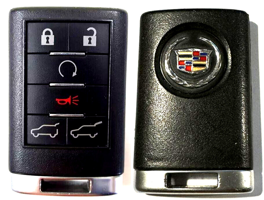 OEM CADILLAC ESCALADE 07-14 OEM FOB REMOTE CAR STARTER KEY LESS ENTRY DRIVER 1/2