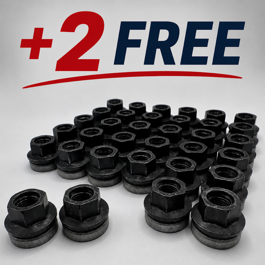 34 OEM FORD SUPER DUTY LUGNUTS, A SET OF 32 + 2 FREE INCLUDED, BK3Z-1012-A 34 OEM FORD SUPER DUTY LUGNUTS, A SET OF 32 + 2 FREE INCLUDED, BK3Z-1012-A